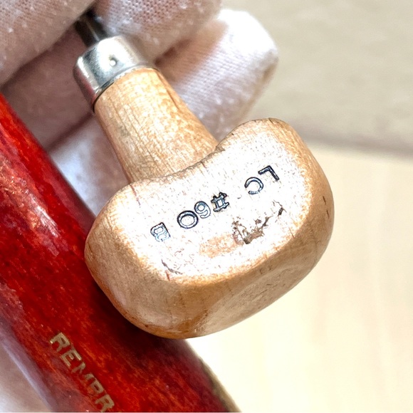 2 Intaglio Etching Printmaking Tools. Burin & burnisher. For Zinc plates. EUC - Picture 5 of 7